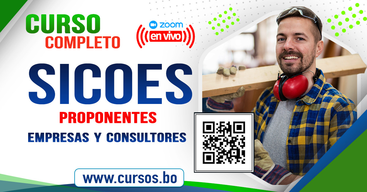 Curso Completo SICOES e INFOSISCON DS 4453 - RM 021  para Empresas v2(En vivo  por ZOOM )